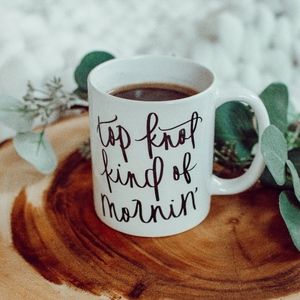Top Knot Kind Of Mornin' Coffee Mug